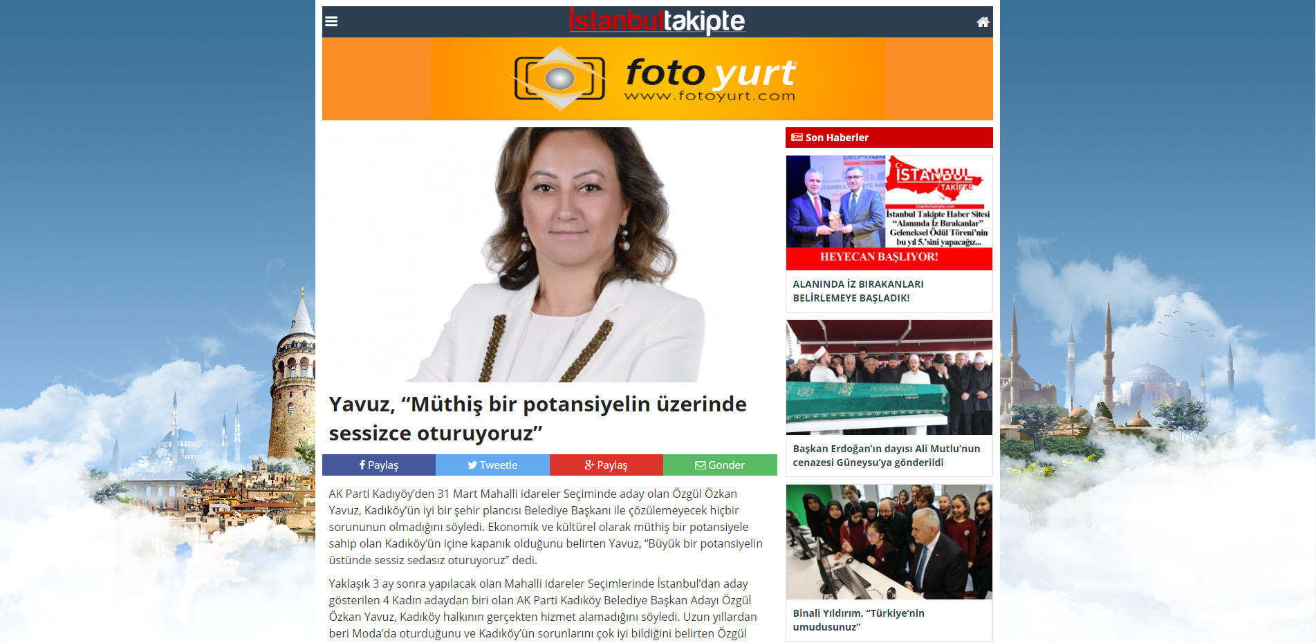 Yavuz, “Müthiş bir potansiyelin üzerinde sessizce oturuyoruz