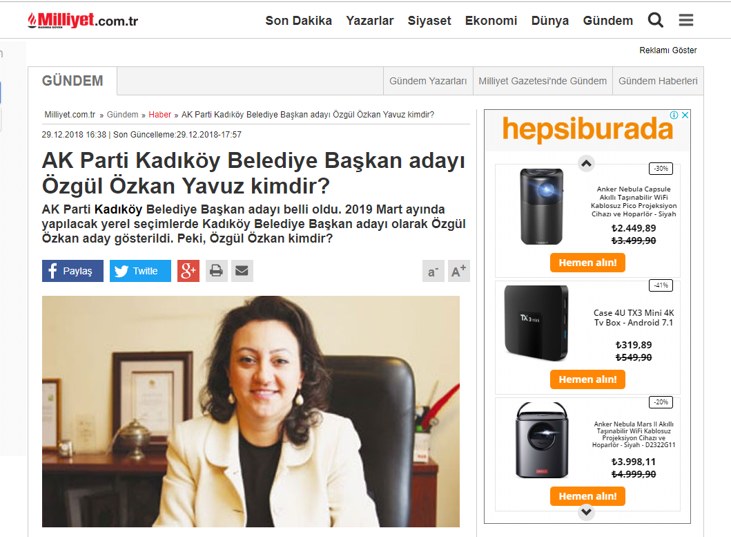 AK Parti Kadıköy Belediye Başkan adayı Özgül Özkan Yavuz kimdir?